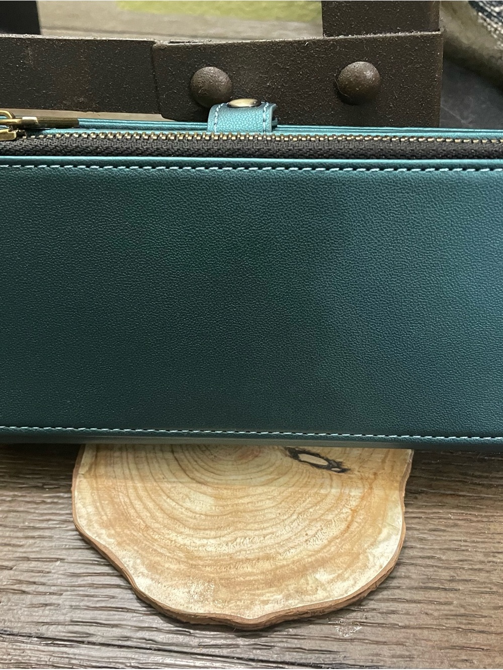 Brand new Bluegreen Faux Leather Wallet Phone Case (Samsung)